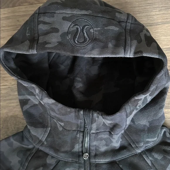 Lululemon Scuba Full-Zip Hoodie, Incognito Camo Multi Gray - Picture 3 of 7